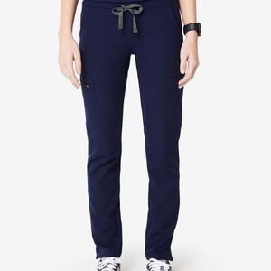Figs skinny scrub pants in navy